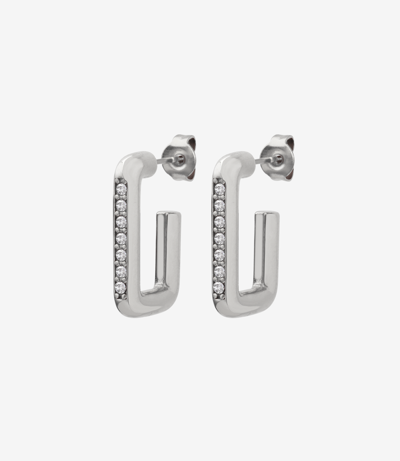 Diamond Elegance Earring Silver