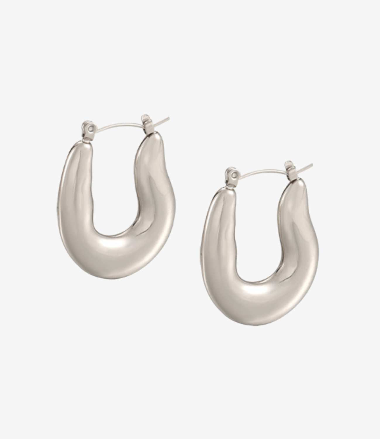 Luna Hoops Silver
