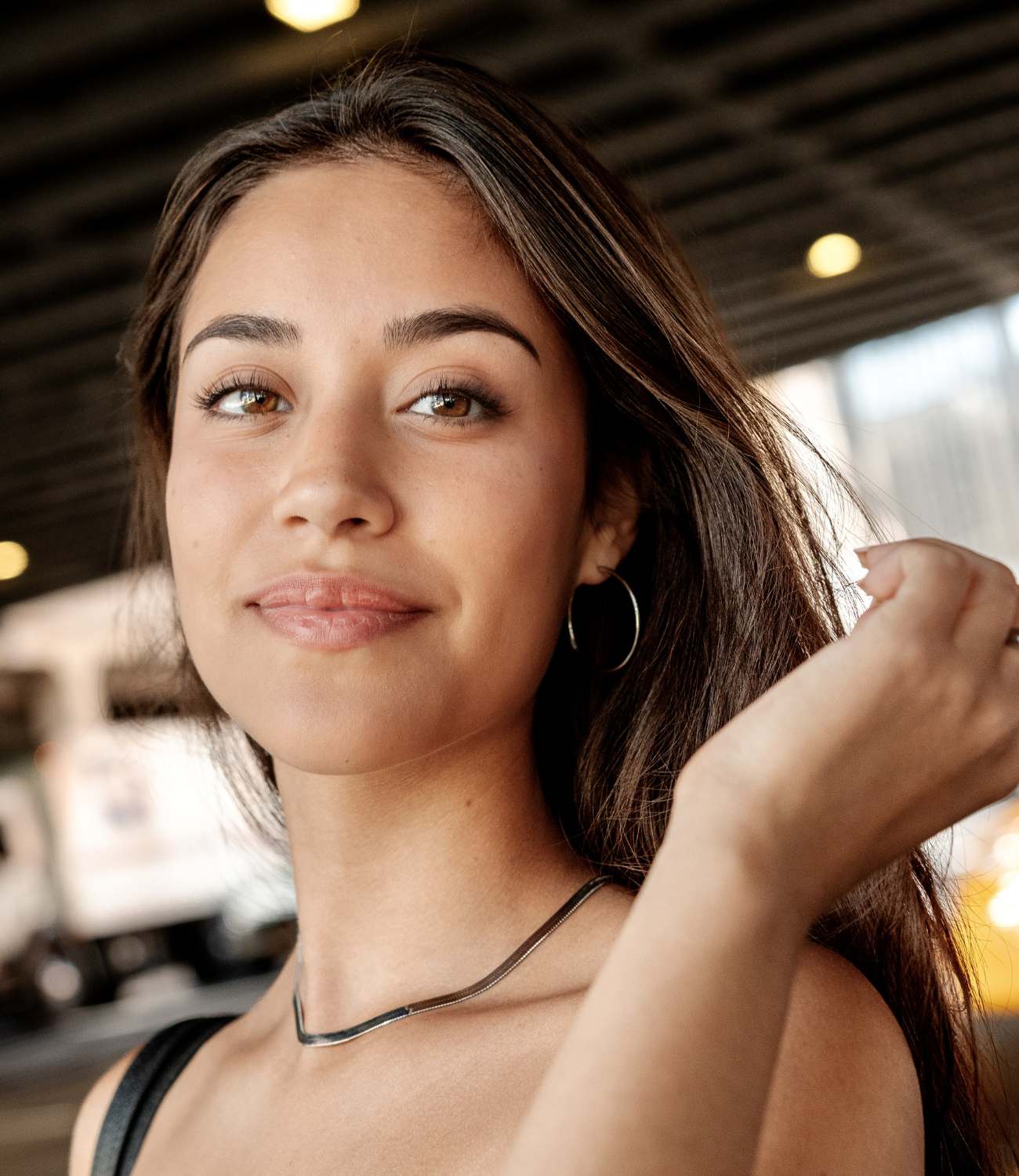 Silver Moon Hoops Large