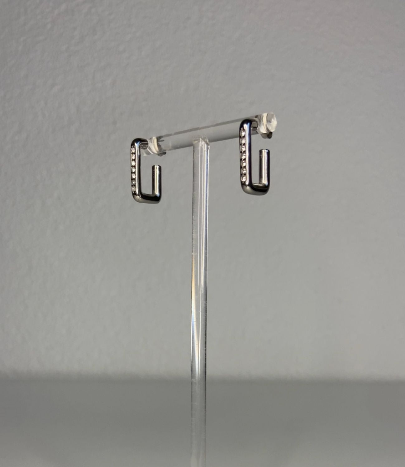 Diamond Elegance Earring Silver