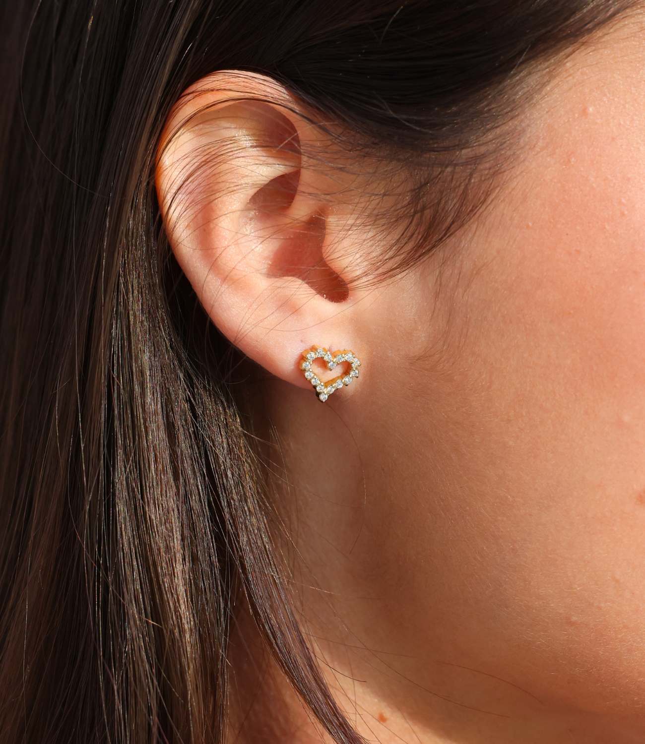 Radiant Heart Studs